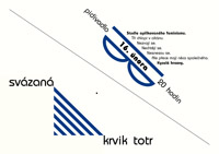 plakát k inscenaci Svázaná se naplnila